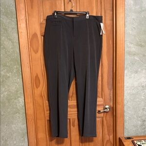 Women’s Dockers Stella Dress Pants Gray Size 18W Inseam 31” New with Tags